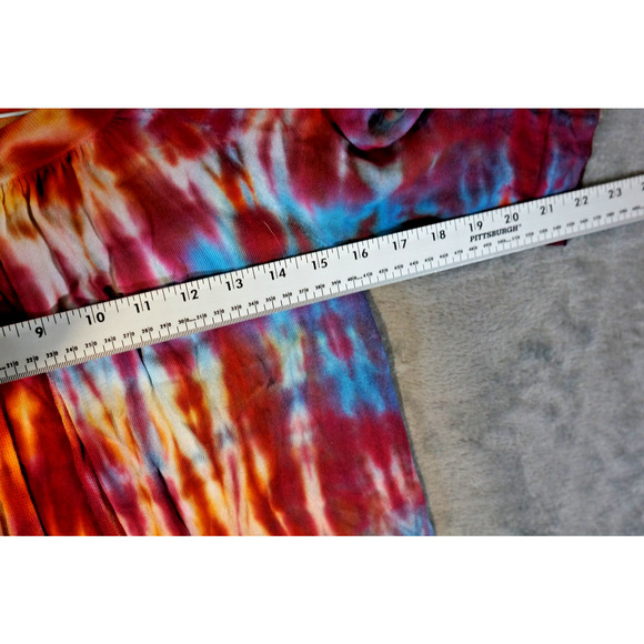 Ann Taylor LOFT Women’s Tie-Dye Top Small Cotton Button Front - Picture 5 of 7